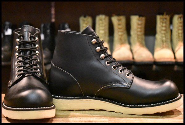 6 5 D 犬タグ復刻 18年 レッドウィング 8165 アイリッシュセッター ブラッククローム プレーントゥ ブーツ redwing FK 384