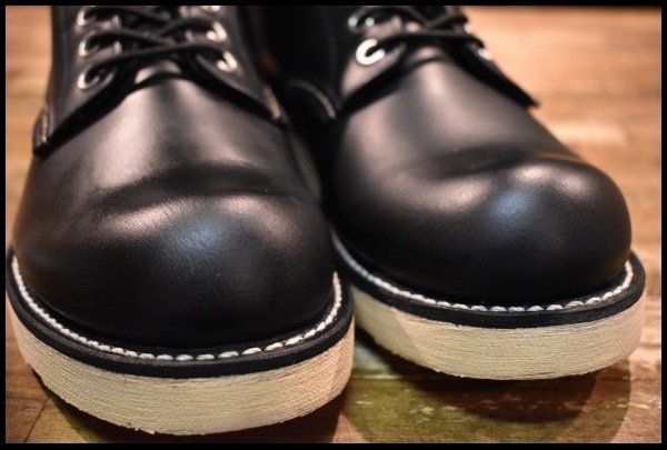  6 5 D 犬タグ復刻 18年 レッドウィング 8165 アイリッシュセッター ブラッククローム プレーントゥ ブーツ redwing FK 384 ワークブーツ ブーツ 革靴