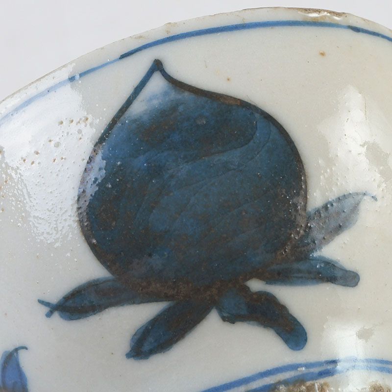 中国 大明成化年製 古渡 青花桃文杯 酒盃 書付箱 C S469 - メルカリ