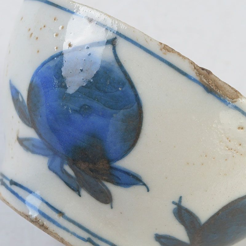 中国 大明成化年製 古渡 青花桃文杯 酒盃 書付箱 C S469 - メルカリ