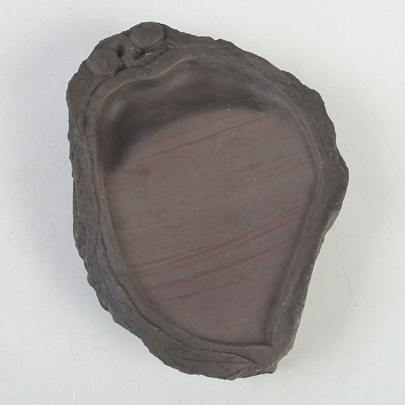 中国 書道具 竹果実刻など 端渓硯 唐木箱付 4点まとめて M S470 - メルカリ