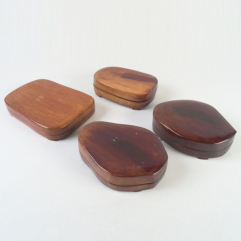 中国 書道具 竹果実刻など 端渓硯 唐木箱付 4点まとめて M S470 - メルカリ