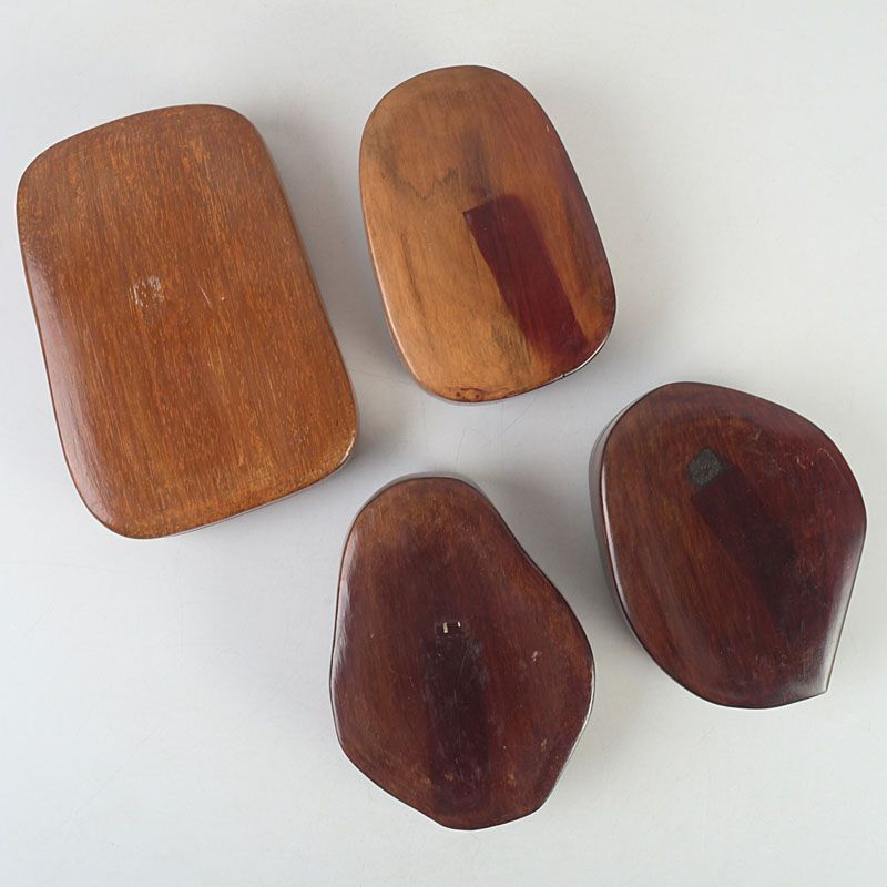 中国 書道具 竹果実刻など 端渓硯 唐木箱付 4点まとめて M S470 - メルカリ