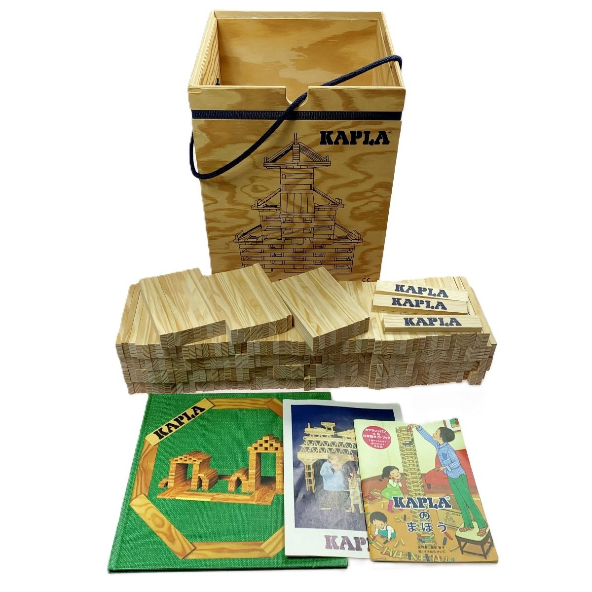KAPLA カプラ 280 pce 9ピース欠損 積み木 説明書付