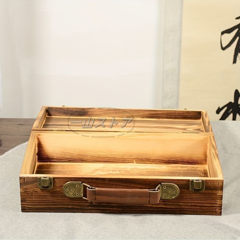 新品未使用木製 収納ケース 収納箱 ヴィンテージ アンティーク 古家具