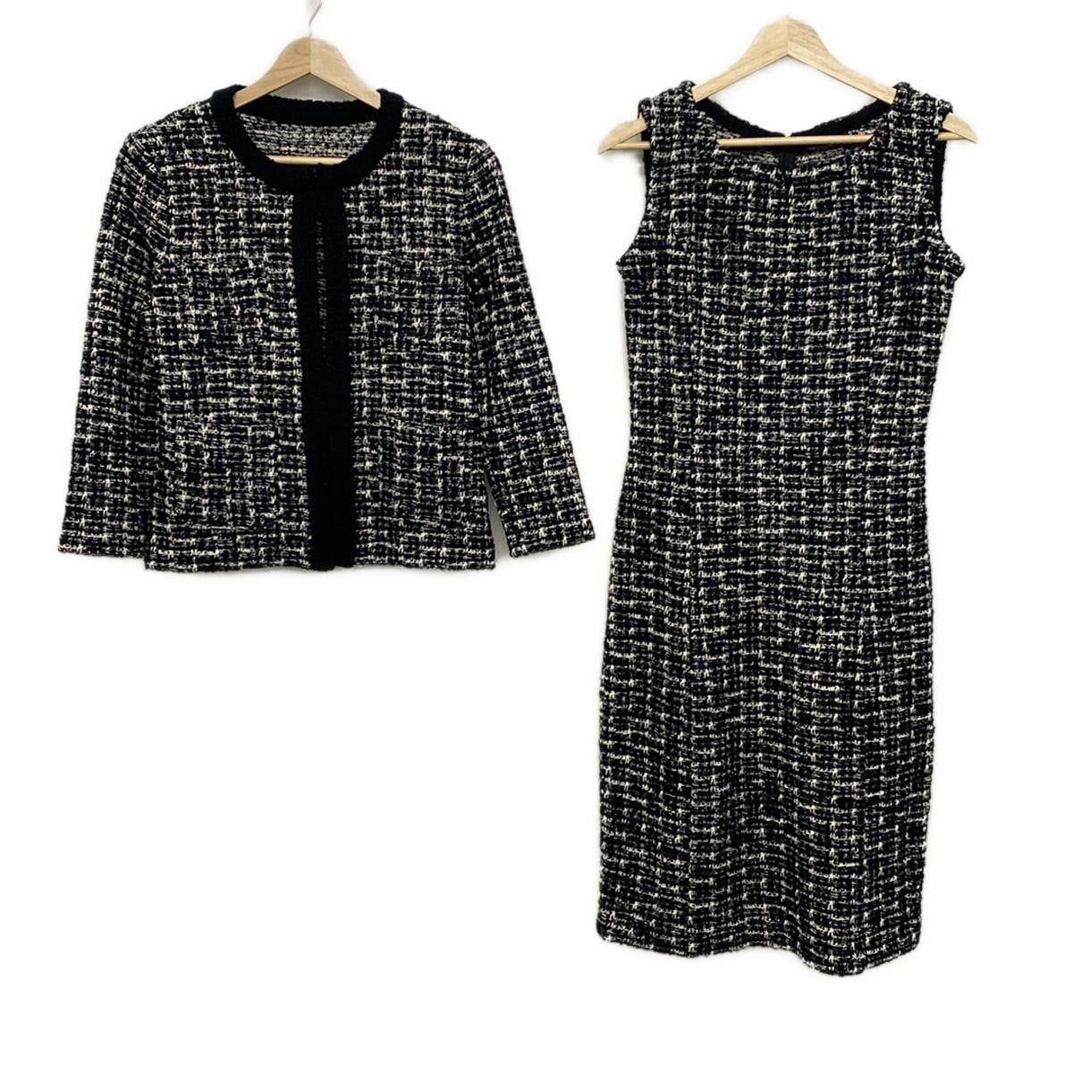Thumbnail of DAMAcollection Women's Dress Suit - Black x White Knit/Tweed