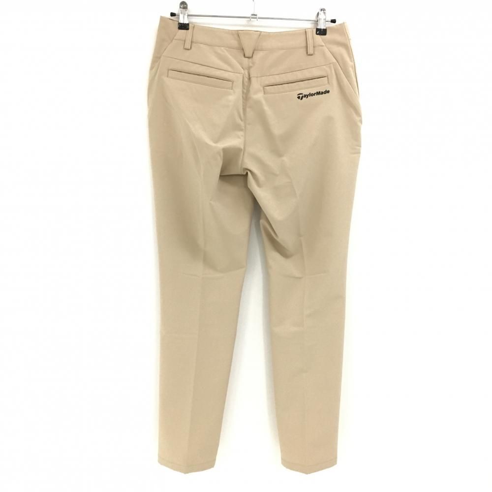 テーラーメイド パンツ ベージュ ロゴ黒 裏微起毛 メンズ 79 ゴルフ