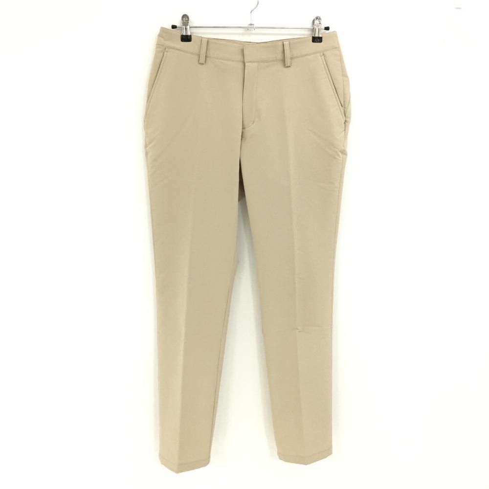 テーラーメイド パンツ ベージュ ロゴ黒 裏微起毛 メンズ 79 ゴルフ