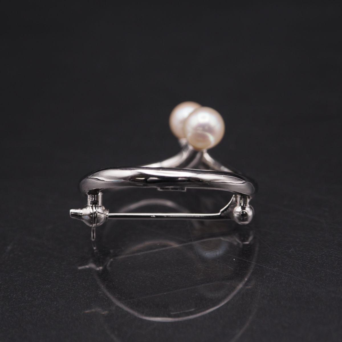 J035 タサキ 田崎 TASAKI 真珠 5.6-5.9mm珠 パール S刻印 デザイン