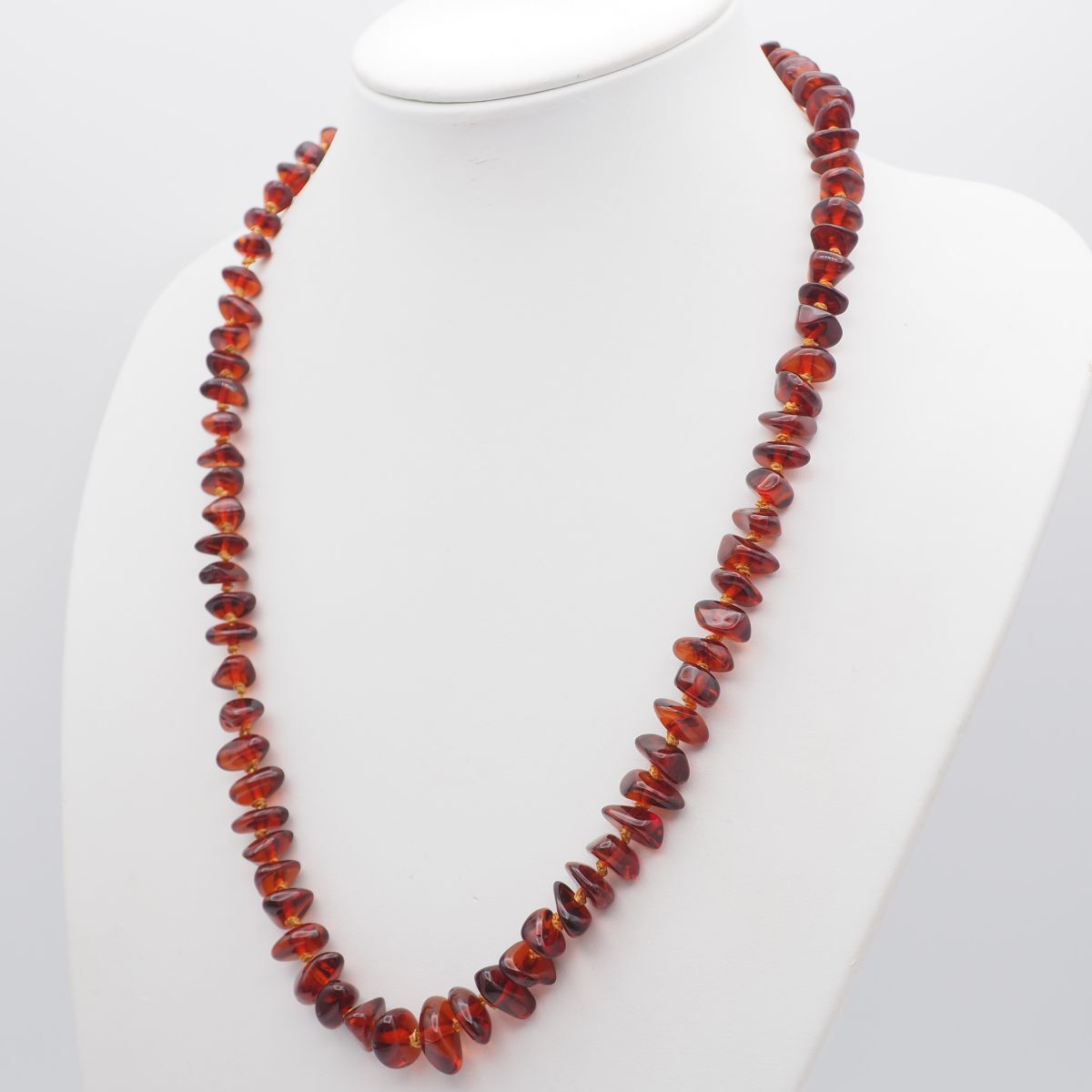 ★こはく☺︎︎★ J924 琥珀 コハク ネックレス ゴールド デザイン - メルカリ