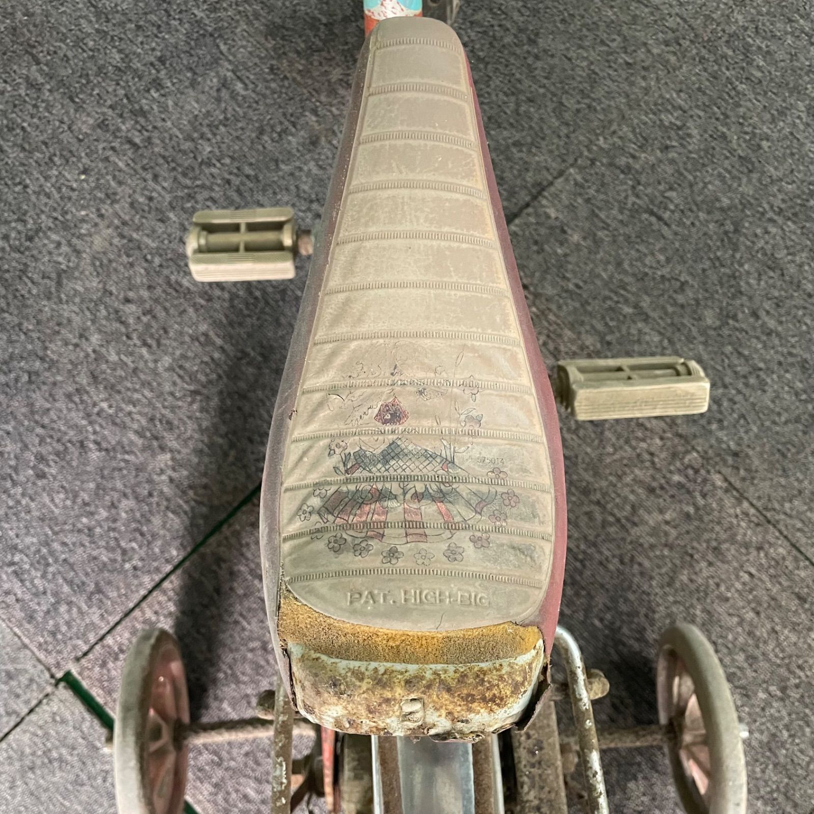 ♭ 昭和レトロ 子供用 自転車 幼児 アンティーク 当時物 ピンク - メルカリ