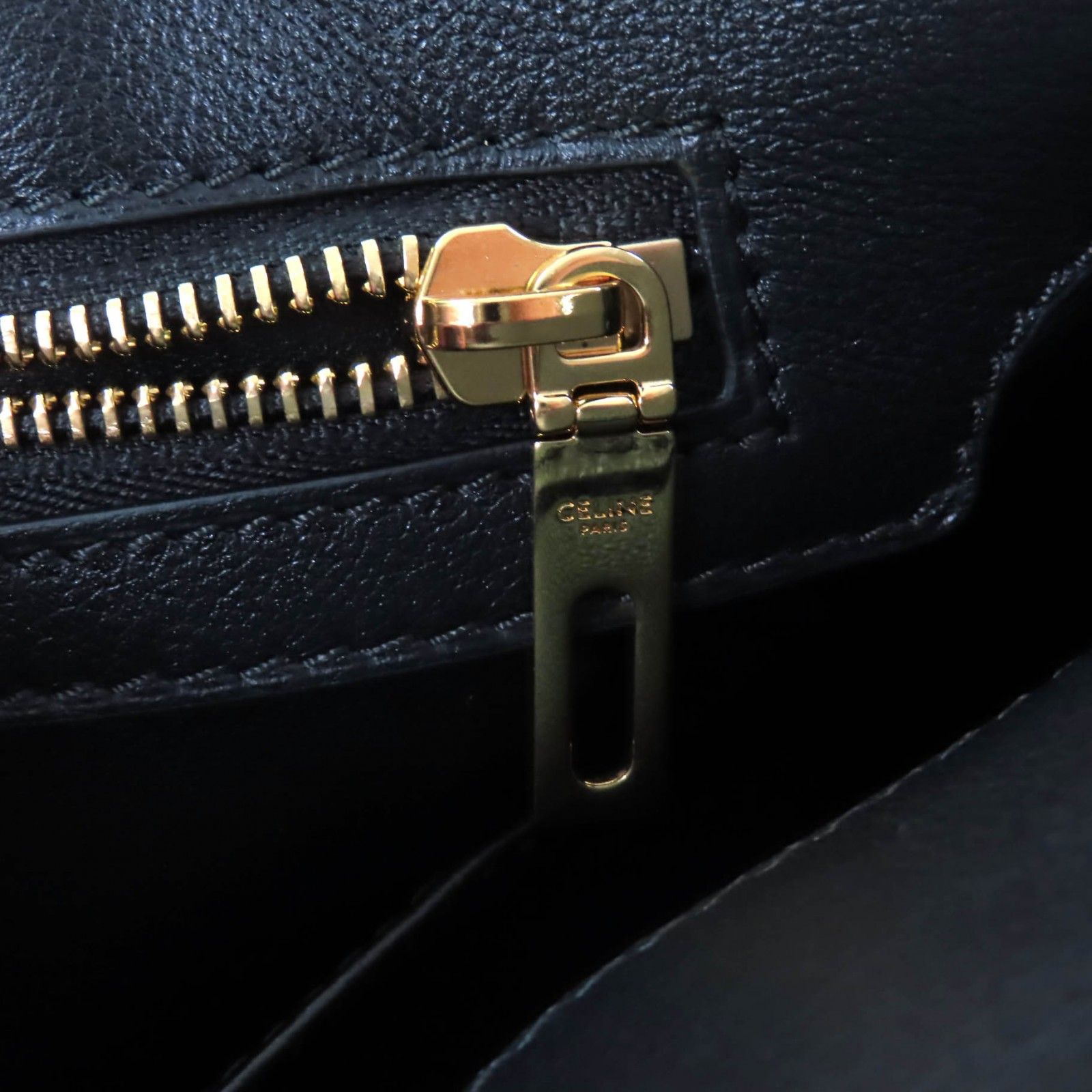 極美品☆CELINE セリーヌ 19987 コンティバッグ グレインドカーフ