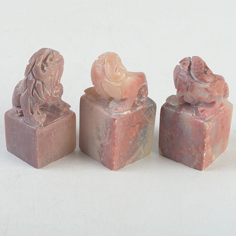 中国 書道具 篆刻 玉石寿山石 印材 5点まとめて N S475 - メルカリ