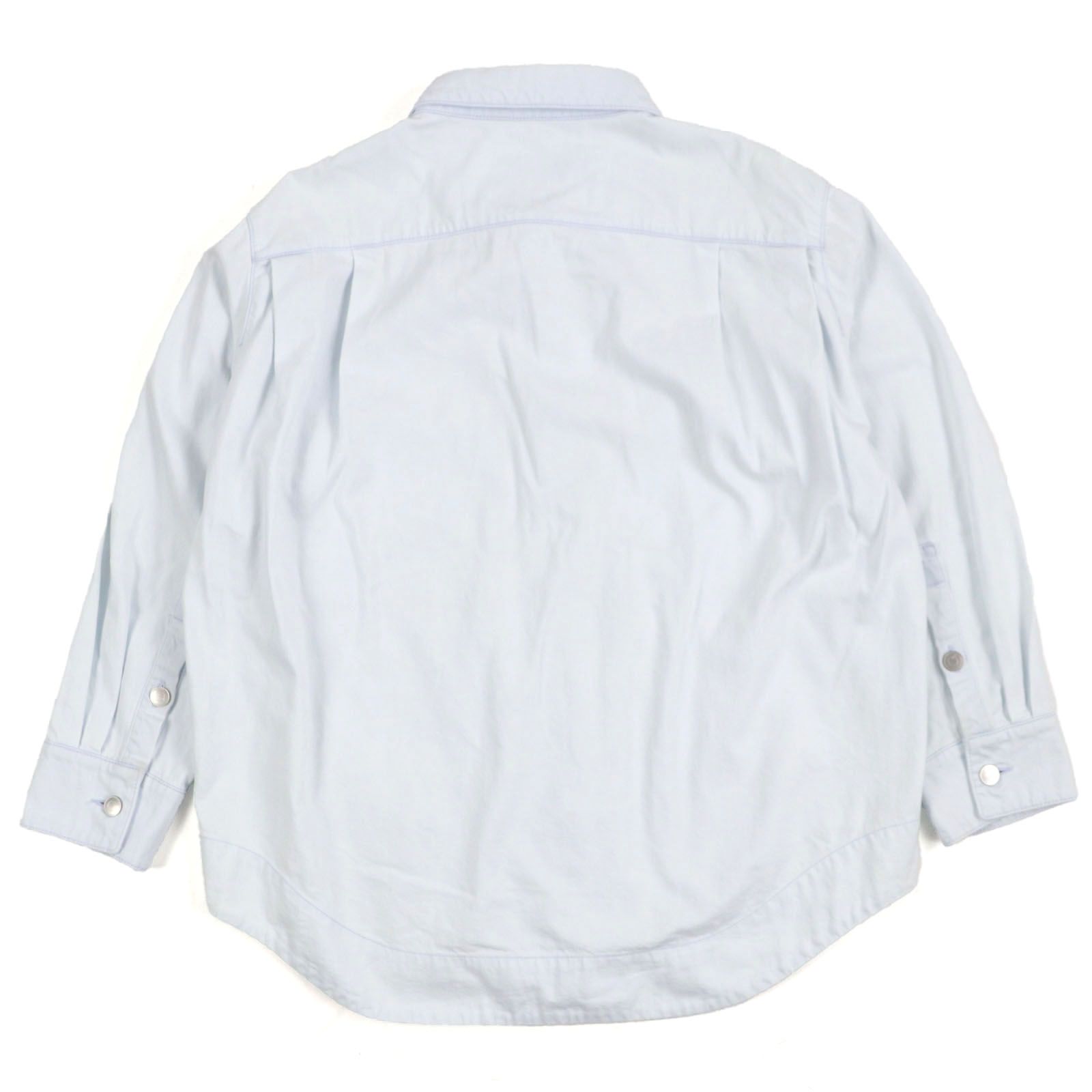 極美品▽OVERCOAT オーバーコート S24T06-FLBL コットン100% 比翼