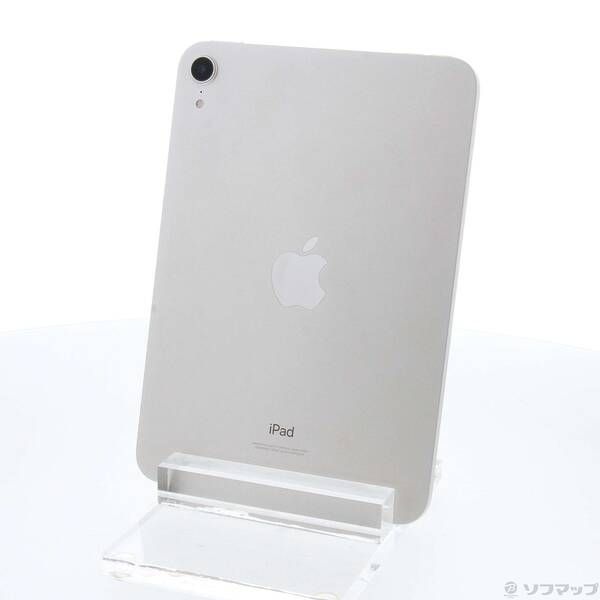 中古品〕 iPad mini 第6世代 64GB スターライト MK7P3J／A Wi-Fi【196