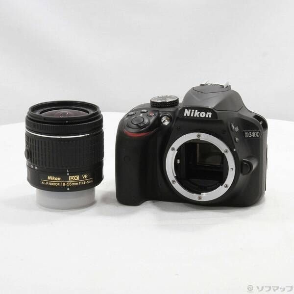 中古品〕 D3400 18-55VR レンズキット ブラック【344】 - メルカリ