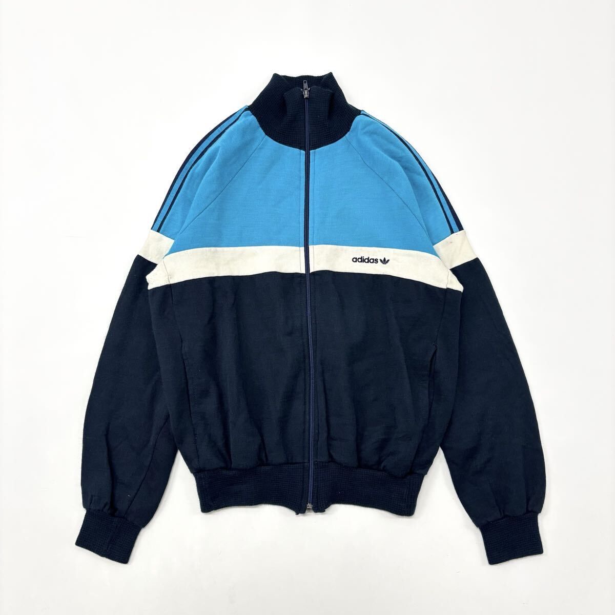 70 s 80 Vintage adidas ヴィンテージ アディダス VENTEX CRYLOR フランス製 トラック ジャケット サイズ M 712-0070