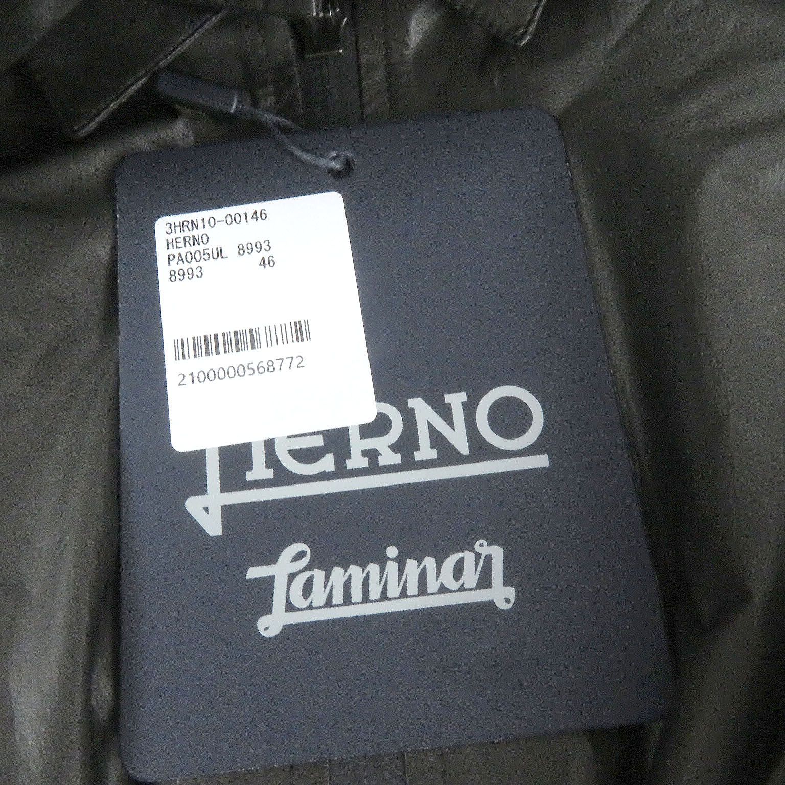 未使用品□Herno ヘルノ PA005UL Laminar パッカブル仕様 マウンテン