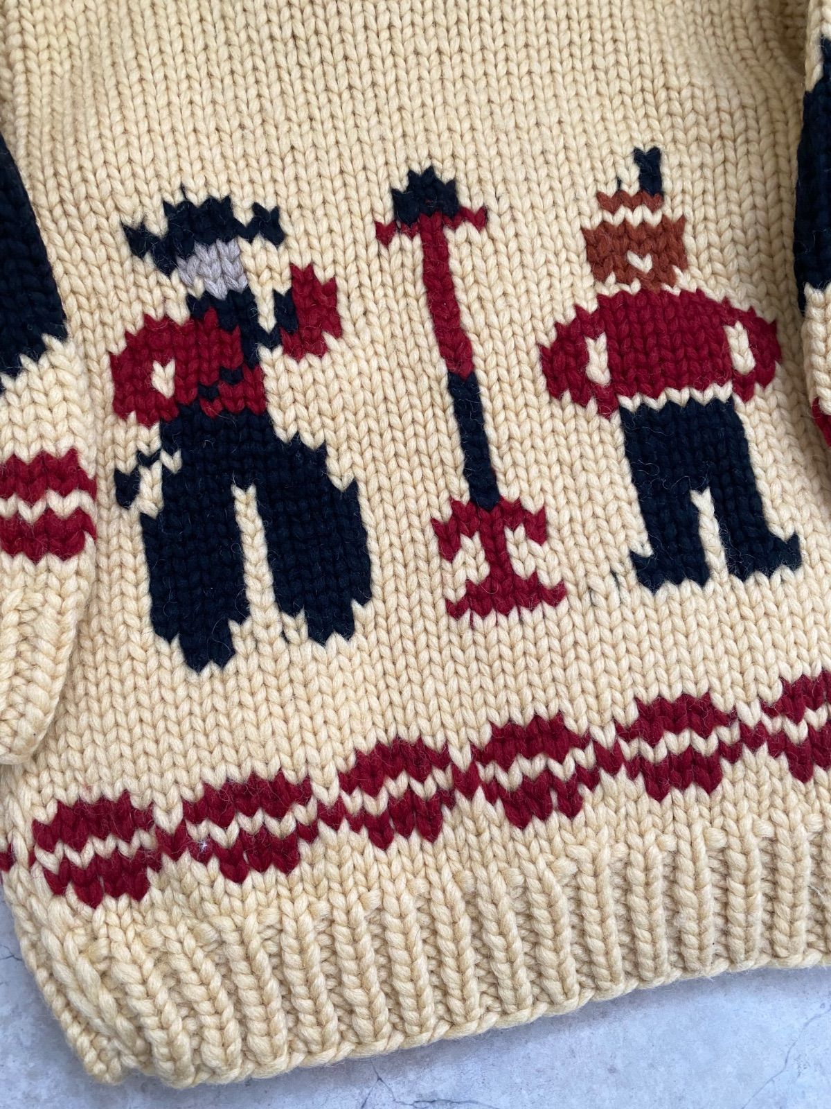  Size 120-130 カナディアンセーター カウチンニット セーター トップス