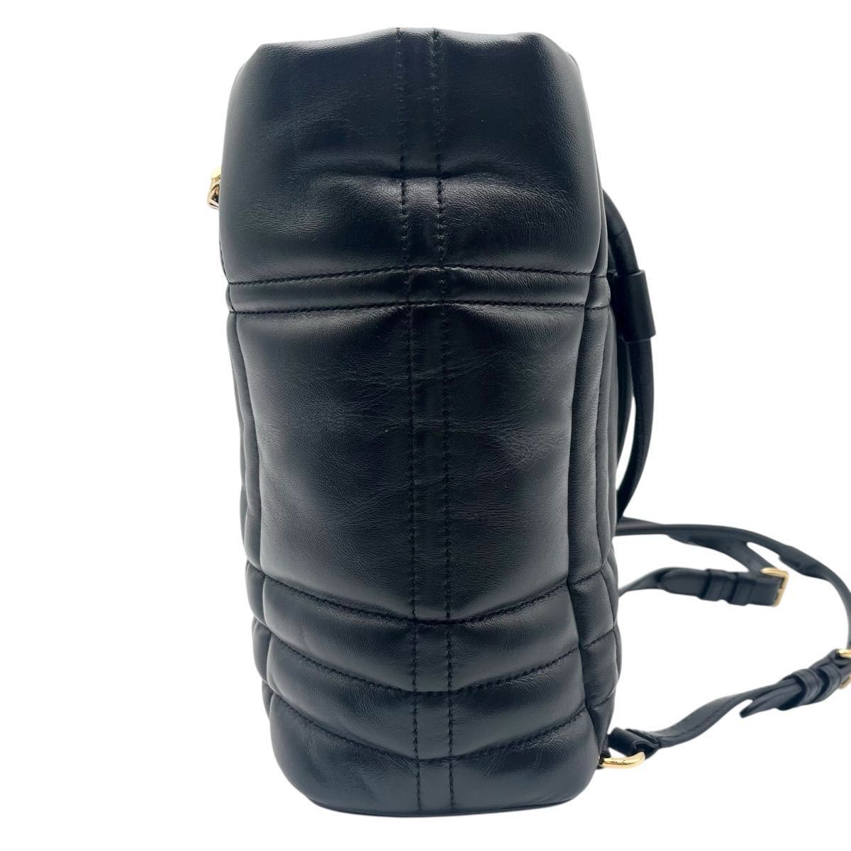 バーバリー Burberry チェーン ショルダーバッグ レザー キルティング 