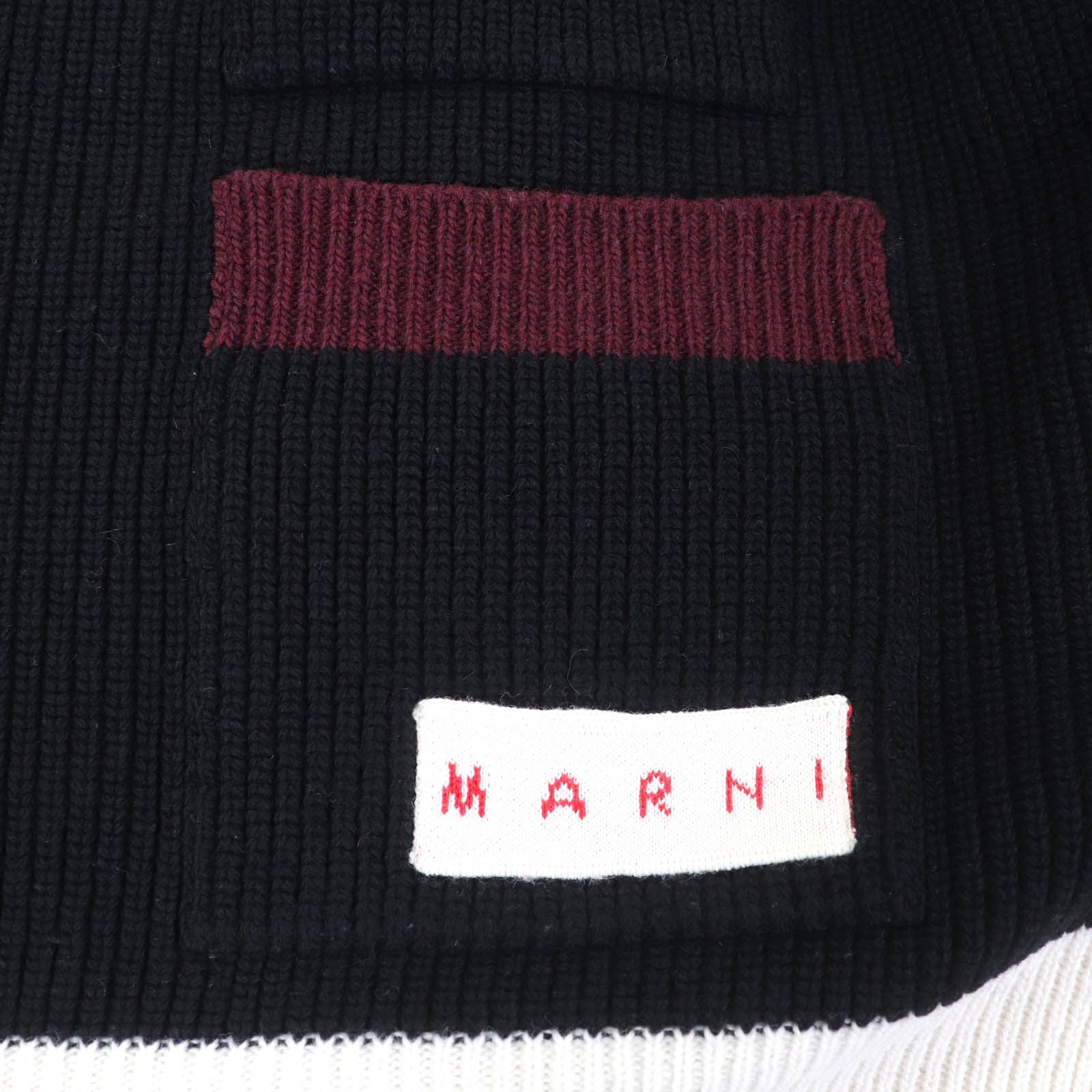 極美品☆MARNI マルニ 2022年製 GCMD0371Q0 UFH440 ウール コットン
