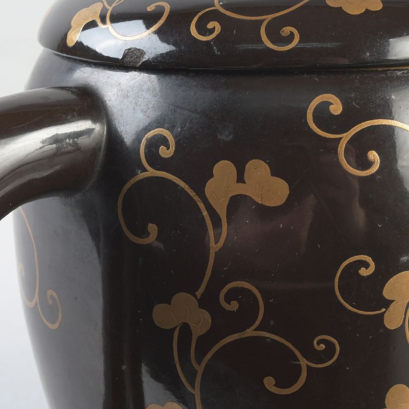 漆塗 金蒔絵蔦文 急須 茶壷 ティーポット N S478 - メルカリ