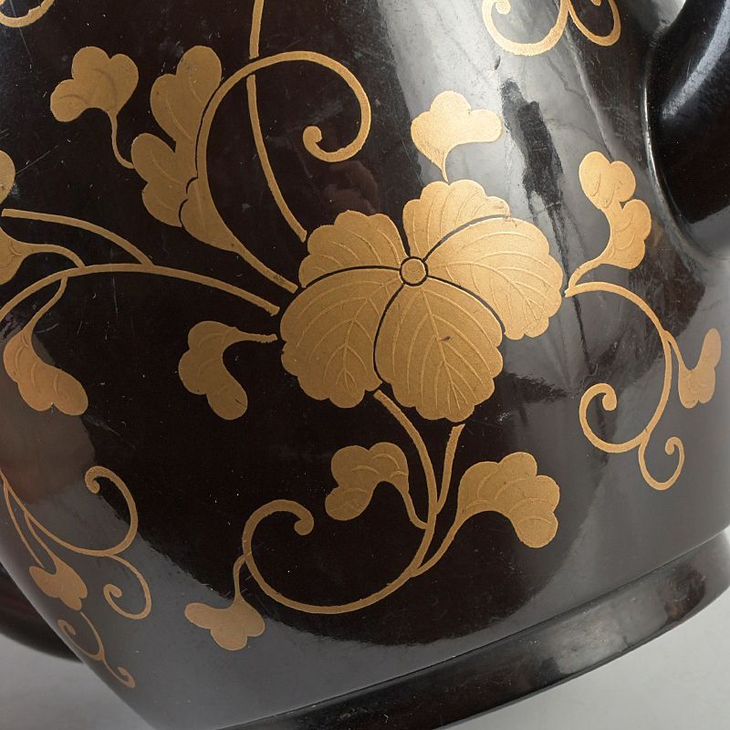 漆塗 金蒔絵蔦文 急須 茶壷 ティーポット N S478 - メルカリ