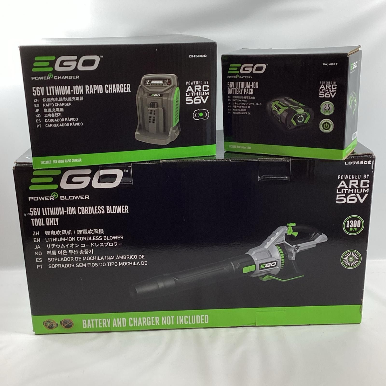 EGO ブロワ LB 7650 E 充電器 充電池 付