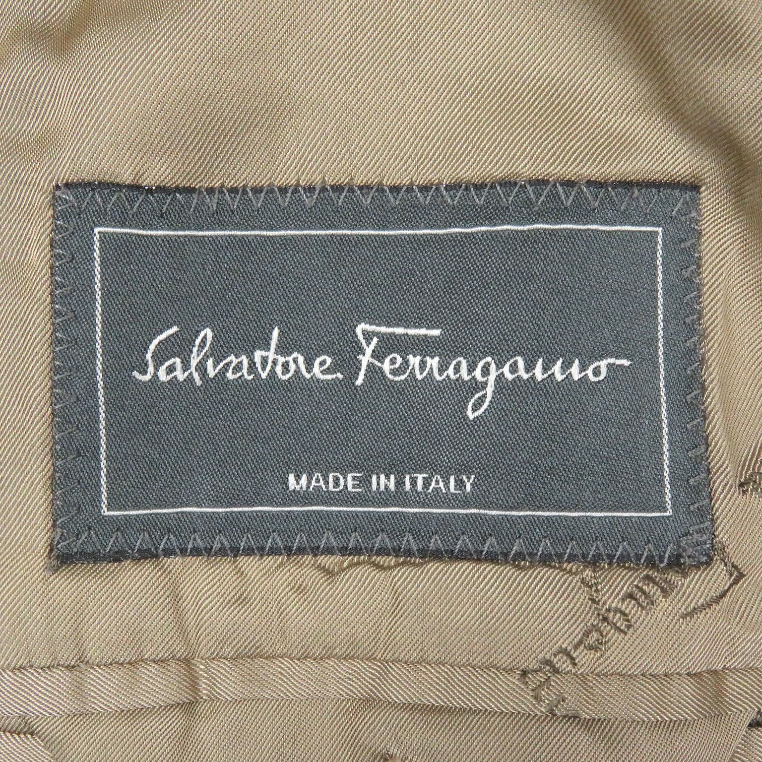 美品】Ferragamoピュアキャメル 2XL(54)メンズ チェスターコート 楽天