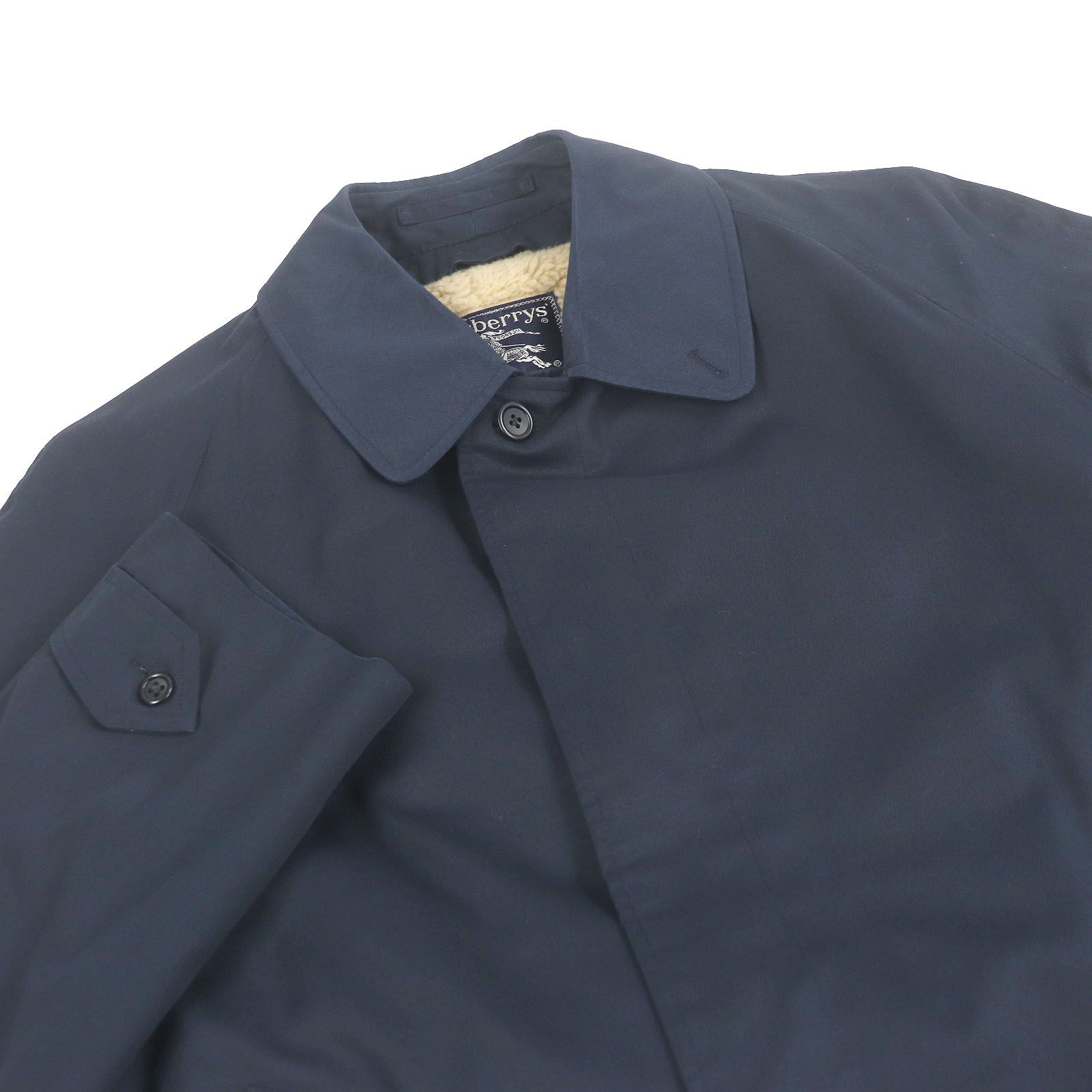 美品□Burberrys バーバリー ヴィンテージ 希少 ボアライナー付き 裏