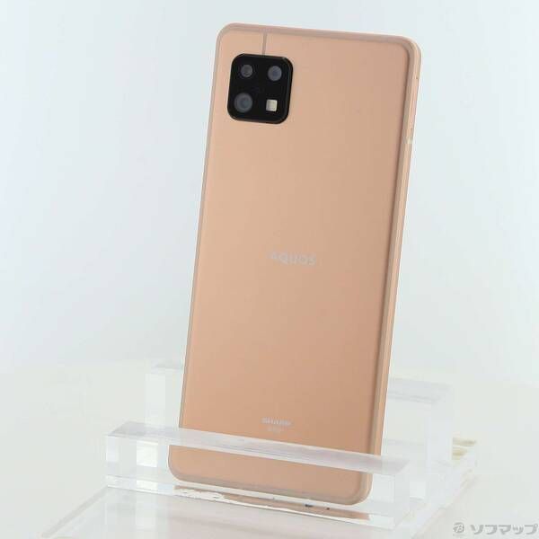 品〕 AQUOS sense6s 64GB ライトカッパー SHG07 au SIMフリー【276