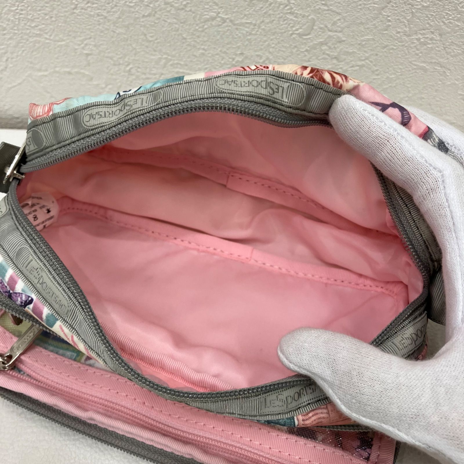7313 LeSportsac レスポートサック 2way ボストンバッグ ショルダー 