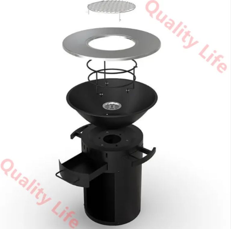 庭園用囲炉裏暖房バーベキュー炉立式薪ストーブ多機能暖炉ガーデンストーブ