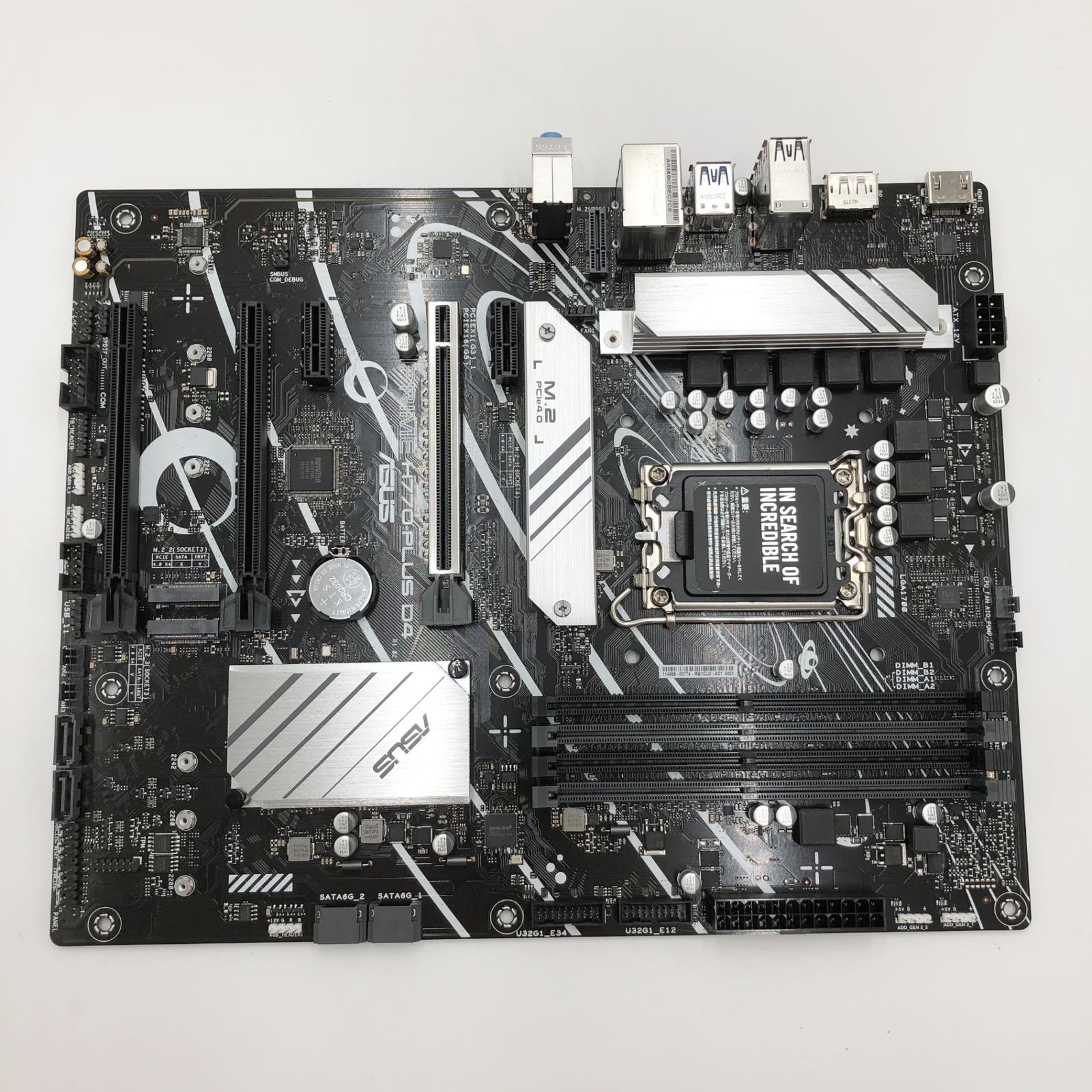 ASUS INTEL 第13 12世代 LGA 1700 対応 H 770 搭載 ATX マザ―ボード PRIME PLUS D 4 品