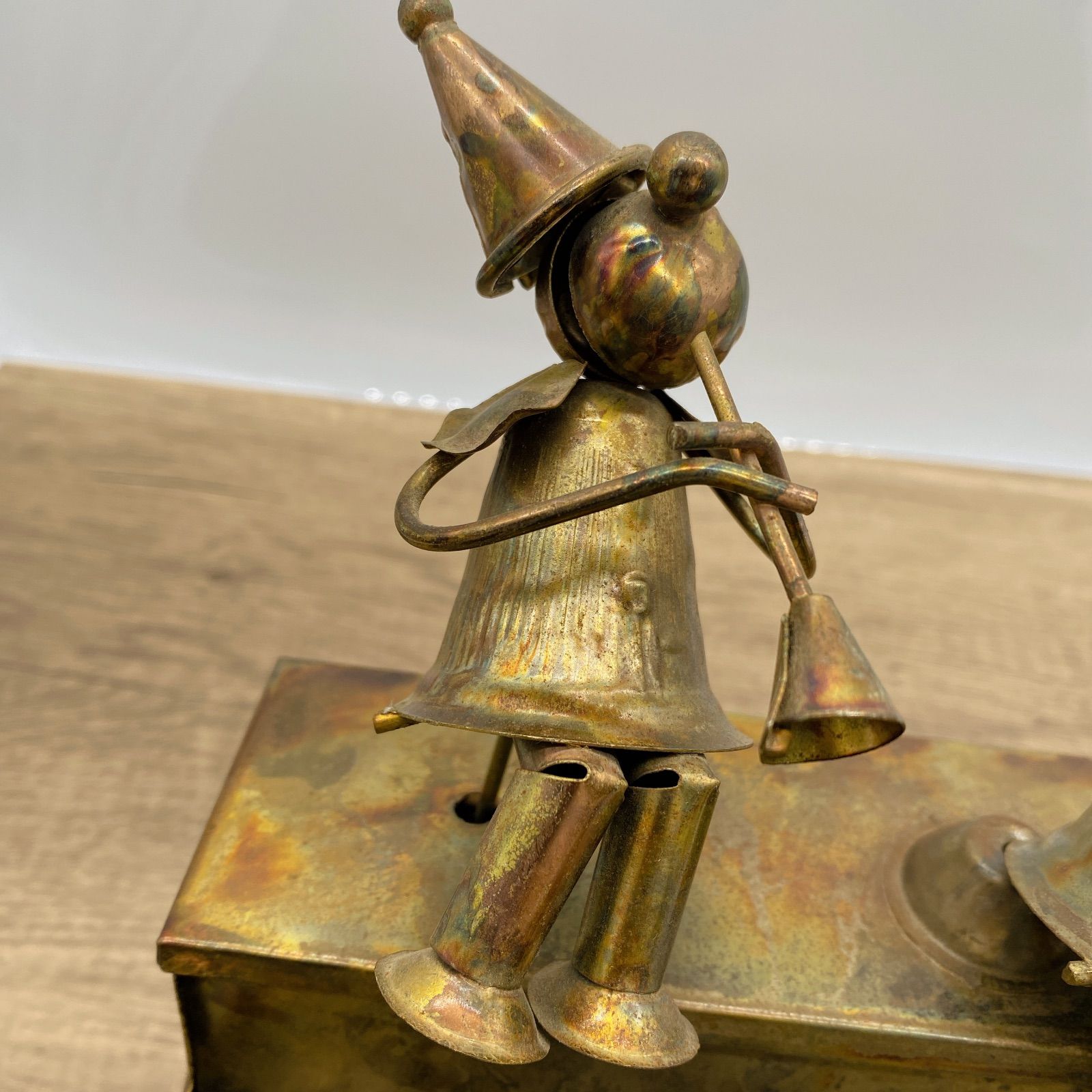 G-0055【一般中古品】◇ TOYO ブリキの音楽隊 オルゴール「小さな世界