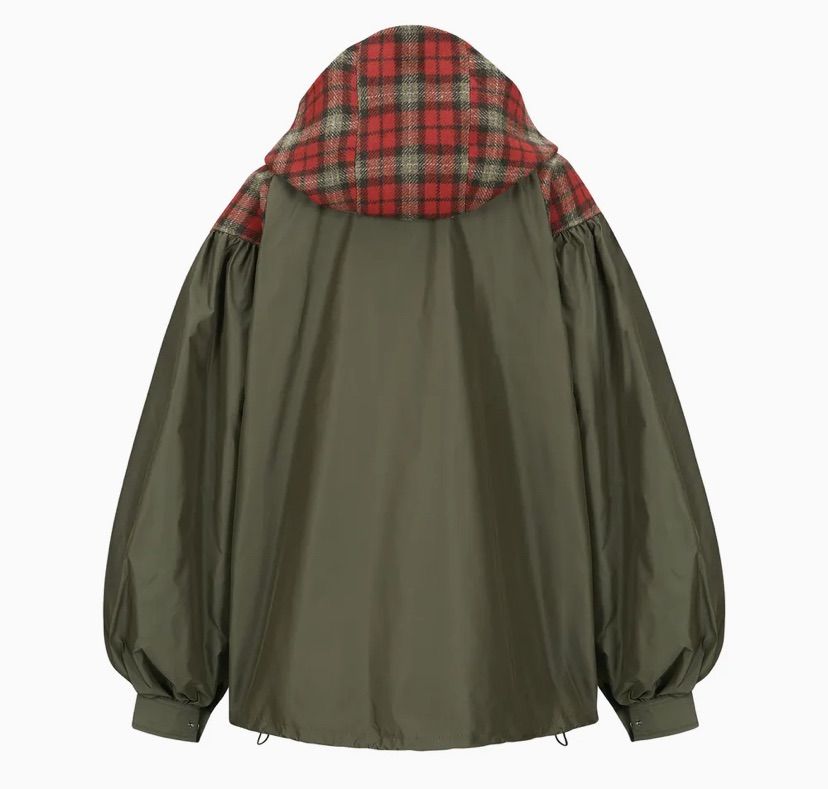 Andersson Bell カーキ パフスリーブ ハーネス ジャケット ユニ 