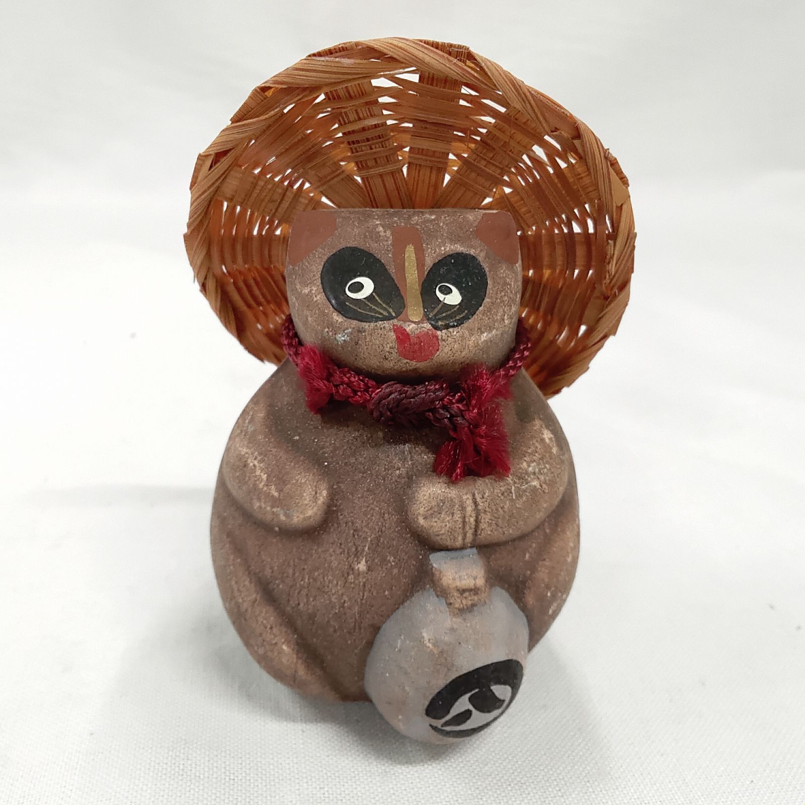 中古品・たぬき 置物 陶器 土鈴 4体 Q729 - メルカリ