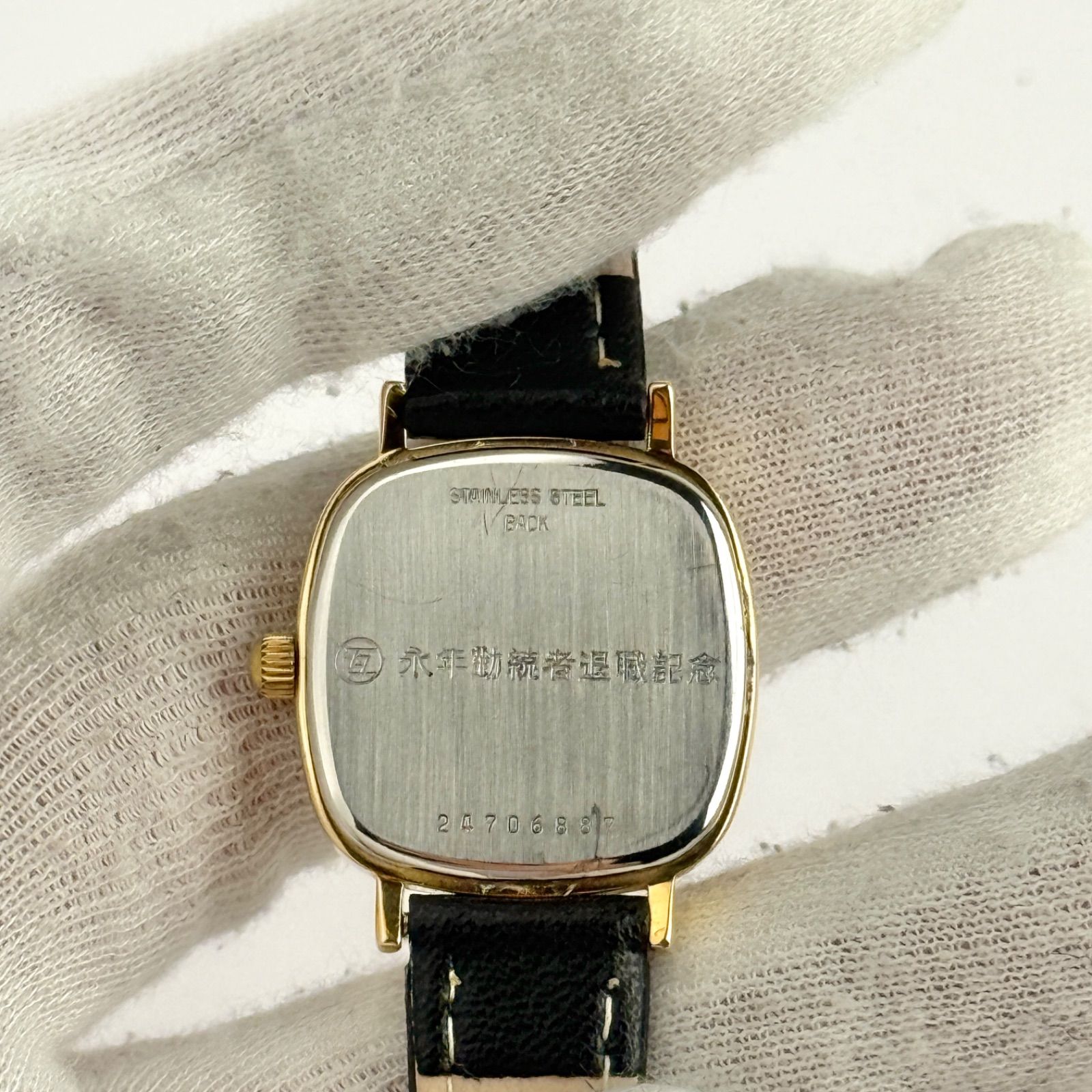 ロンジン ゴールド クォーツ 新品ベルト 新品電池 レディース 腕時計