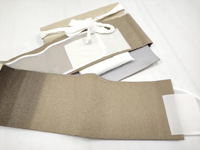  ● 上 ワンタッチつけ帯 綴れ 蔦柄 金糸 やまと誂製 き ♥ s 6 付け帯 作り帯 帯