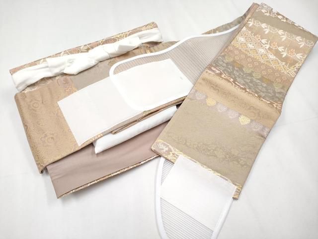 平和屋本店○極上 西陣織 陰山織物 箔屋清兵衛 ワンタッチつけ帯 悠久