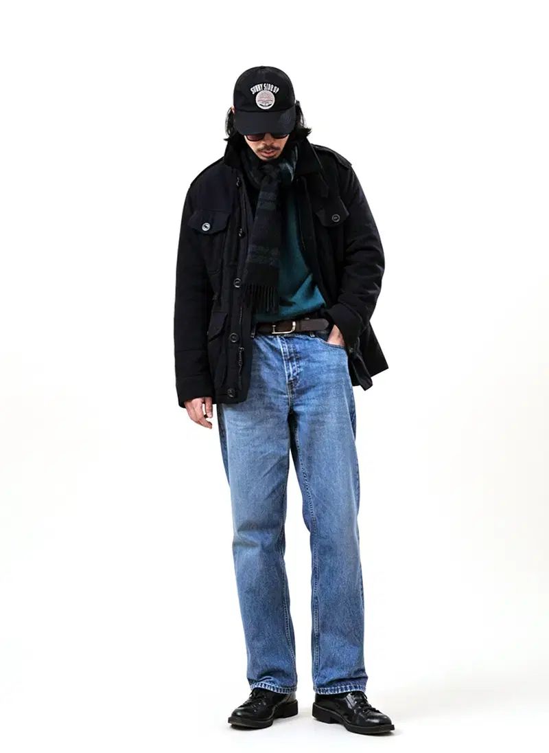 POLO RALPH LAUREN ダークネイビー 工場 ウール サファリ ジャケット