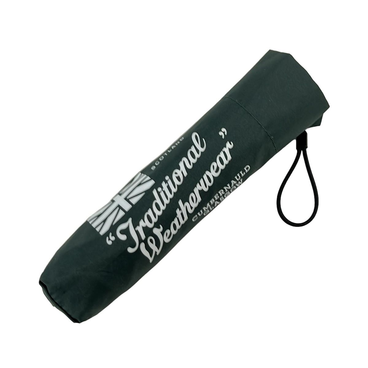  TRADITIONAL WEATHERWEAR トラディショナルウェザーウェア 折りたたみ傘 ダークグリーン 白 晴雨兼用 折りたたみ傘