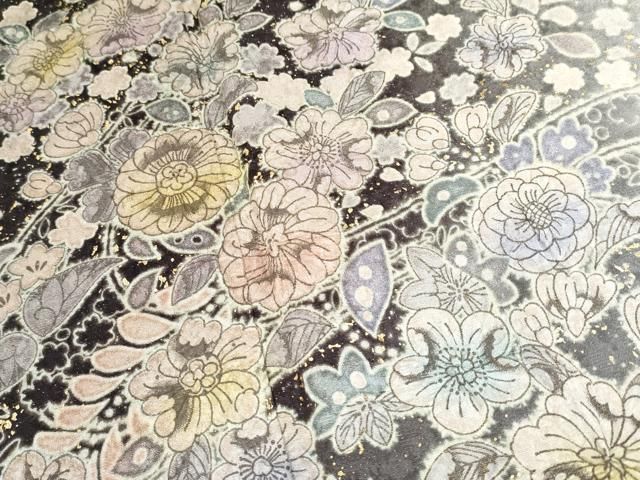 平和屋本店●極上　吉乃一廉　幻の辻が花　訪問着　寿光織　絞り　暈し染め　銀通し地　逸品　CYAA4135s6 平和屋本店○極上 吉乃一廉 幻の辻が花 訪問着 寿光織 絞り 暈し染め