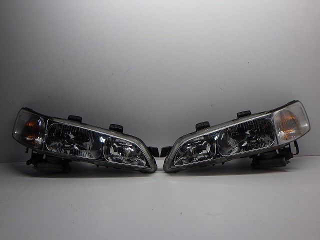 アコード ヘッドライト左右 HID CF CL CF4 R7637 コーティング メッキ