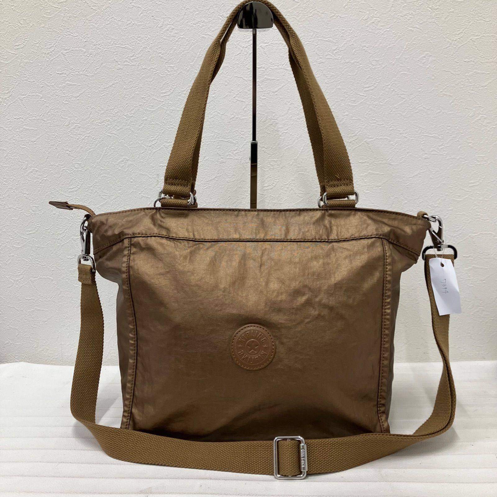 7394 KIPLING キプリング 2way ショルダーバッグ トートバッグ 