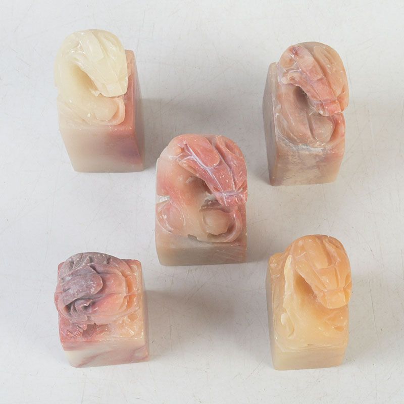 中国 書道具 篆刻 玉石寿山石 印材 5点まとめて N S486 - メルカリ