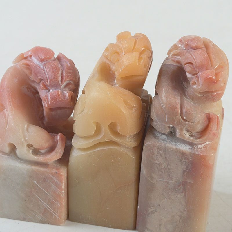 中国 書道具 篆刻 玉石寿山石 印材 5点まとめて N S486 - メルカリ