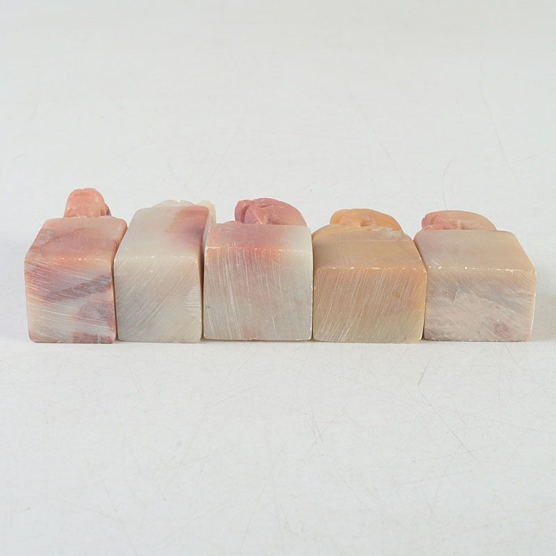 中国 書道具 篆刻 玉石寿山石 印材 5点まとめて N S486 - メルカリ