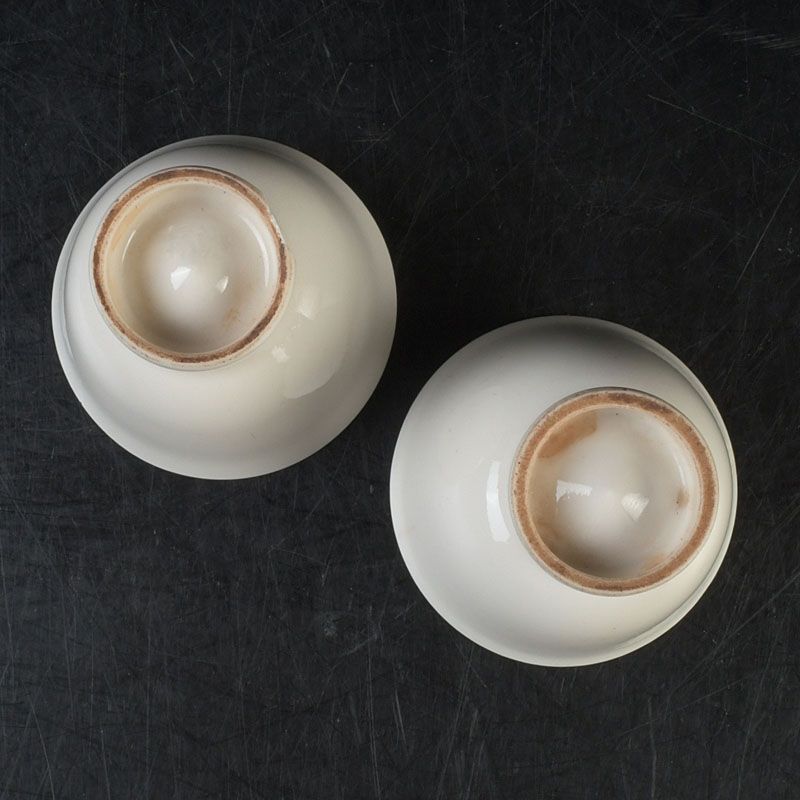 中国 徳化窯 白磁 煎茶器 ぐい呑み 一対 C S487 - メルカリ
