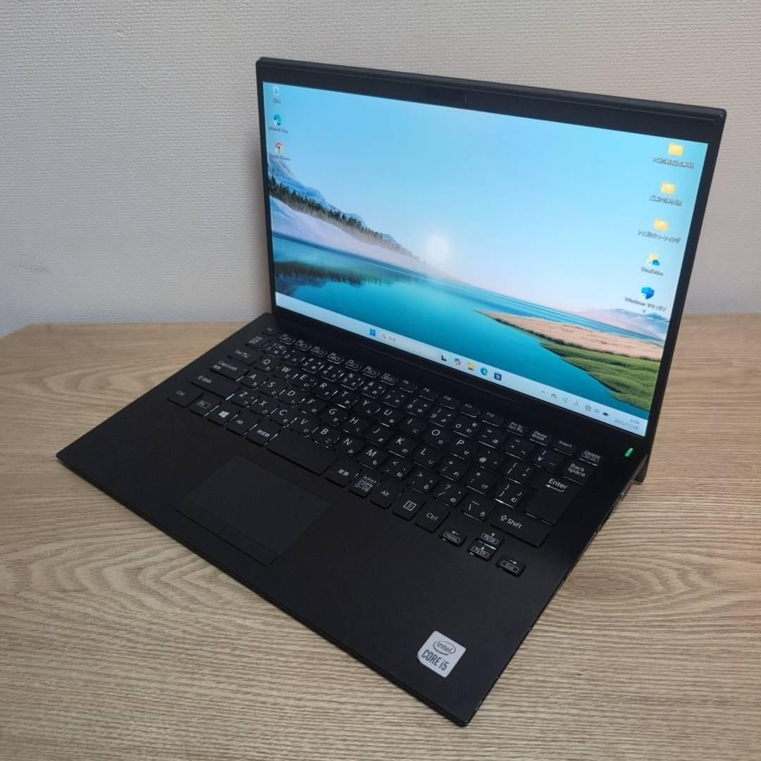 薄型軽量モデル 10世代Corei5 VAIO 8G SSD256G Win11 Office付き 即納